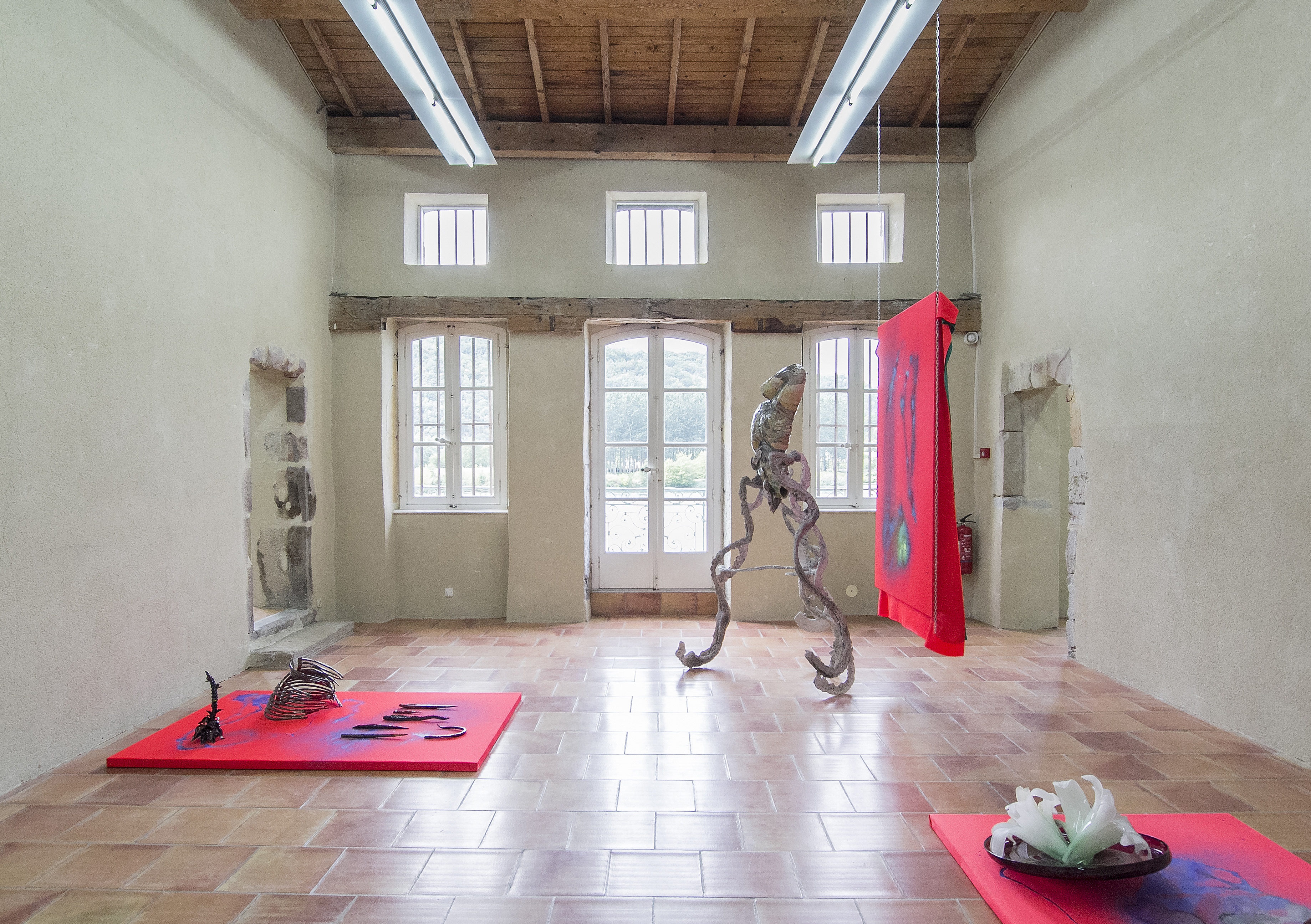 Cet élixir, annual show 2019 at Moly-Sabata - Photo Ugnius Gelguda (10) Artworks by Jean-Marie Appriou, Jagna Ciuchta and Paloma Proudfoot