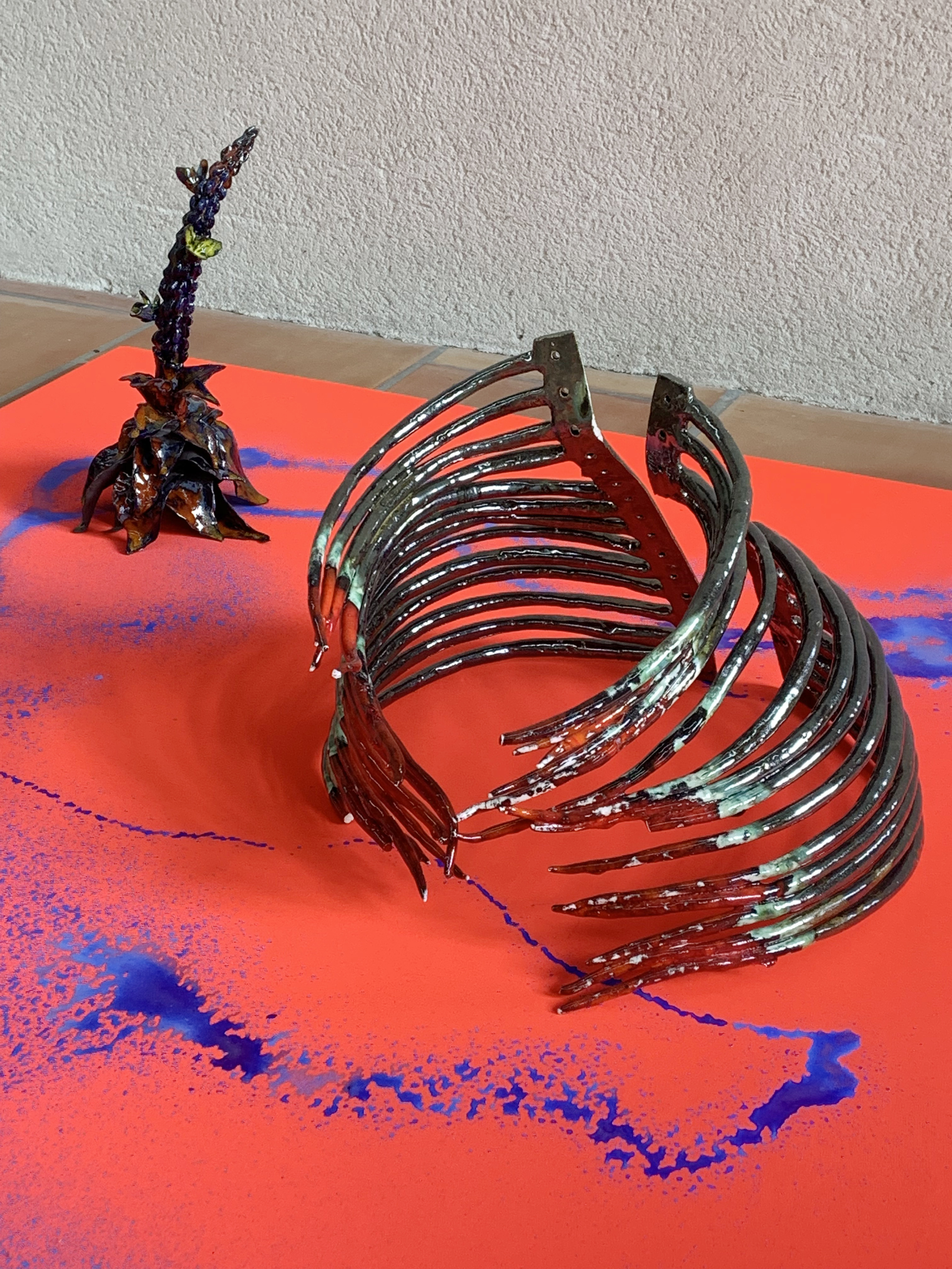 Cet élixir, annual show 2019 at Moly-Sabata - Photo Ugnius Gelguda (13) Artworks by Paloma Proudfoot and Jagna Ciuchta