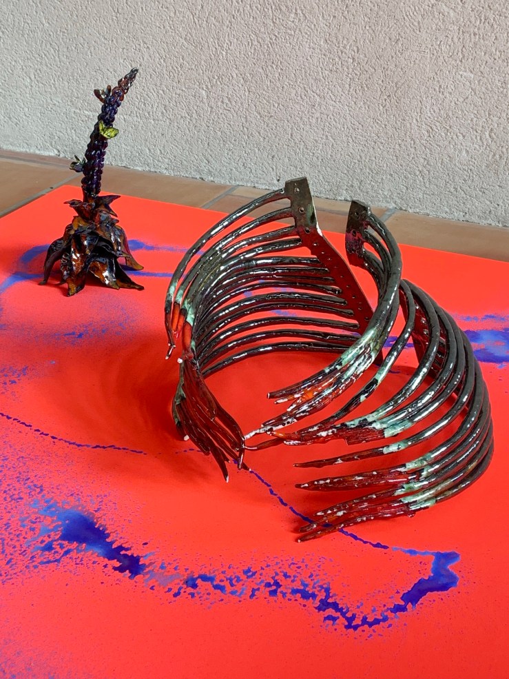 Cet élixir, annual show 2019 at Moly-Sabata - Photo Ugnius Gelguda (13) Artworks by Paloma Proudfoot and Jagna Ciuchta