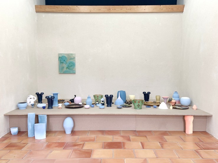 Cet élixir, annual show 2019 at Moly-Sabata - Photo Ugnius Gelguda (24) Artworks by Anne Dangar, Phoebe Unwin and Étienne Mauroy