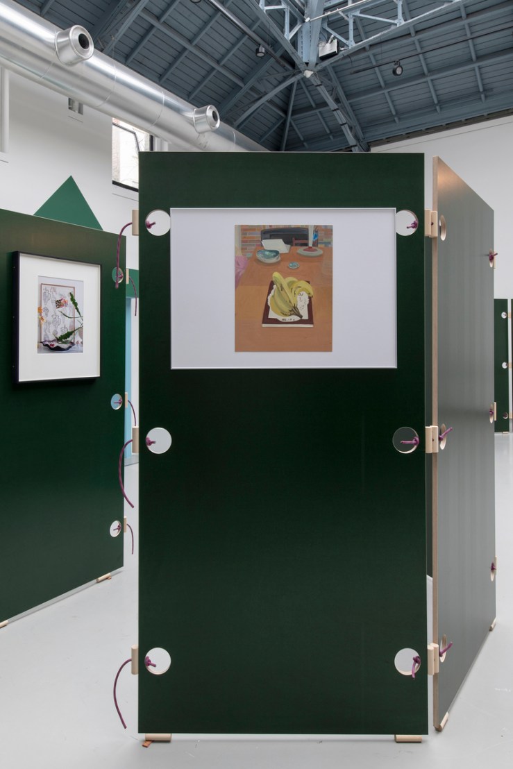 Vue de l'exposition de Koenraad Dedobbeleer, Emi e dames messeur, La Verrière (Bruxelles), 2024 © Isabelle Arthuis - Fondation d'entreprise Hermès